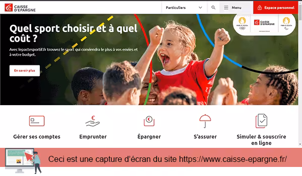 Démarche d'ouverture d'un compte bancaire Caisse d'Épargne