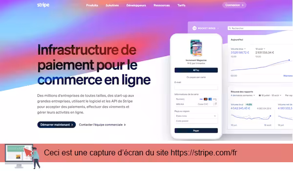 Créer un compte professionnel Stripe France
