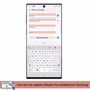 Valider la création de mon compte