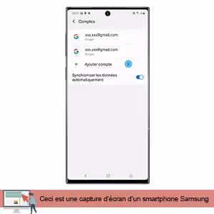 Ajouter un compte sur téléphone