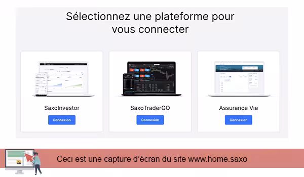 Connexion compte saxo banque