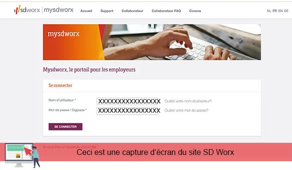 Sd worx se connecter pour employeur