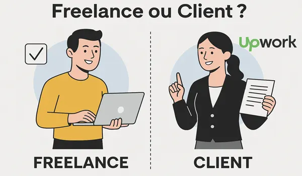 Upwork : Freelance ou Client ? La détermination initiale de votre rôle