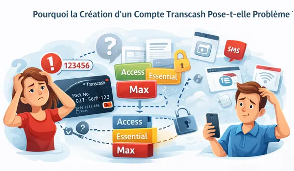 Pourquoi la création d'un compte Transcash pose-t-elle problème ?