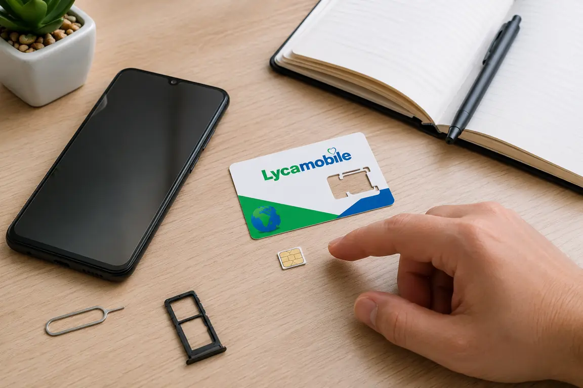 Activation d’une carte SIM Lycamobile avec smartphone et pack SIM