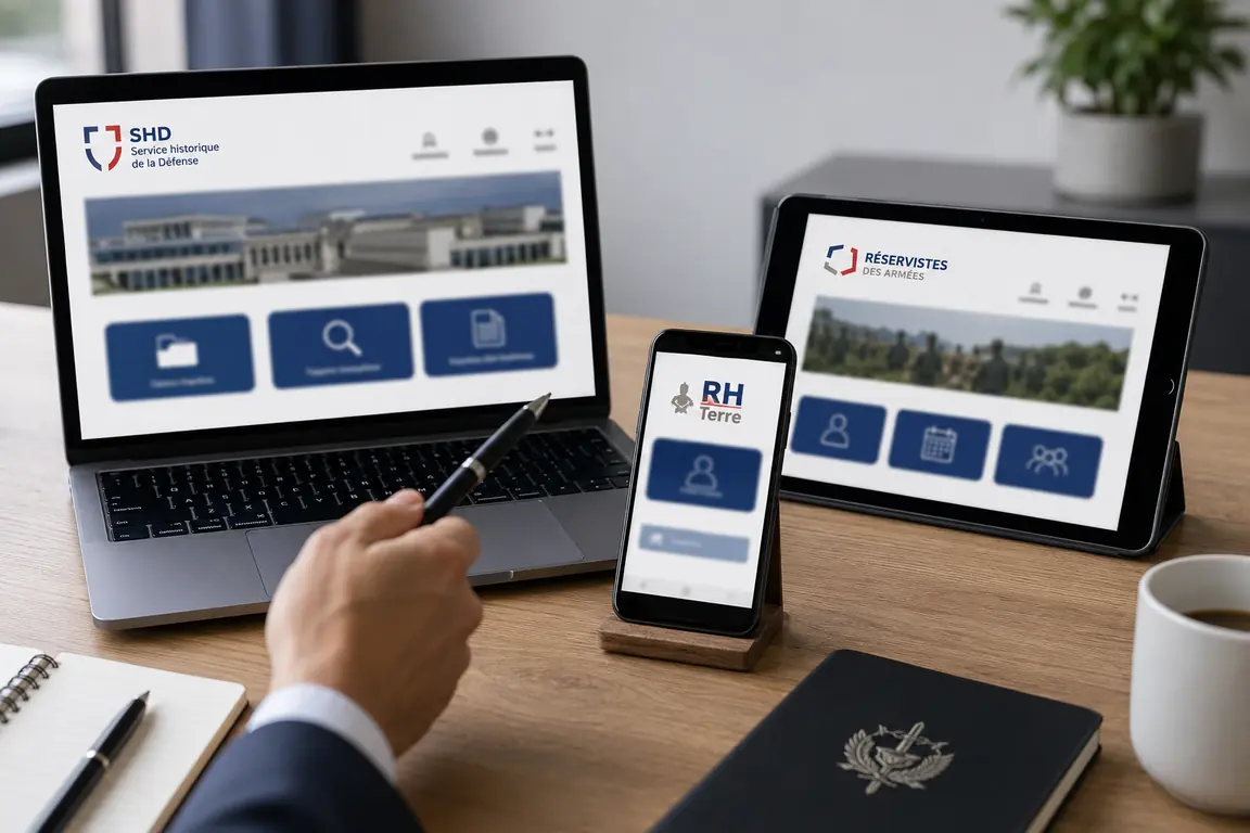 Choisir le bon parcours MinDef Connect entre SHD réservistes et RH Terre