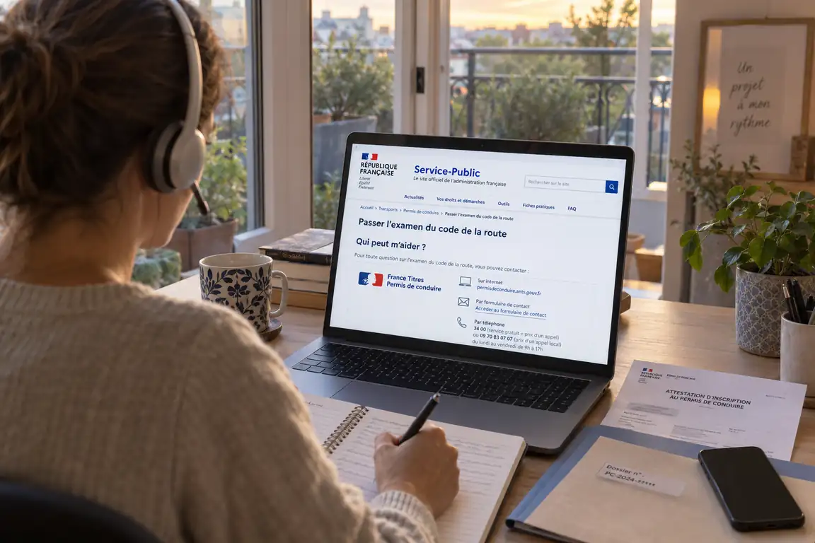 Usager contactant l’assistance France Titres pour récupérer un code NEPH perdu ou bloqué